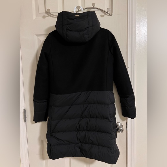 Herno Wool Mixed Media Coat - Picture 2 of 7